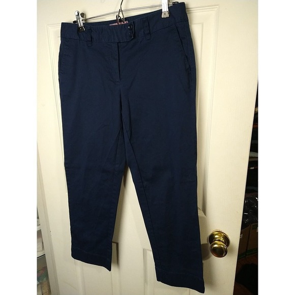 vineyard vines by shep ianblue Cropped Capri Flat Pocket Pants. Size 6 - Picture 2 of 11